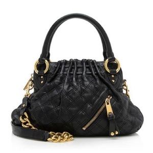 Marc Jacobs Black Quilted Leather Cecilia Bag
